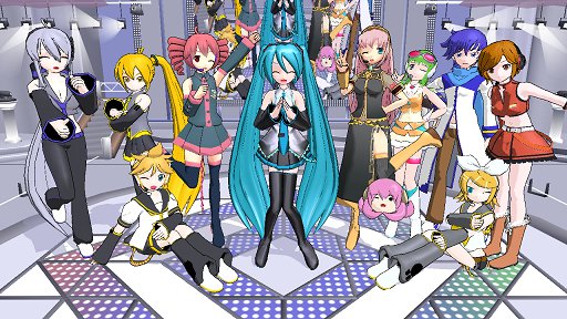 my so far vocaloids (not all modles)